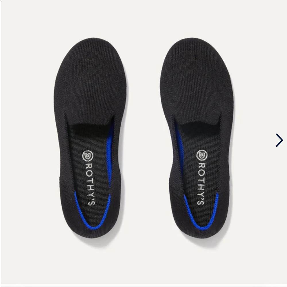 Kids black Rothy loafers